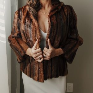 SOLD Vintage Fur Jacket